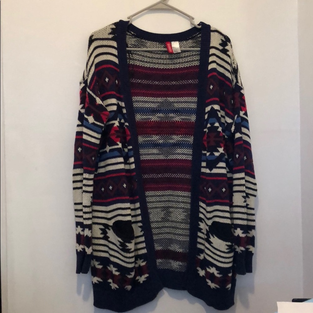 OPEN FRONT OVERSIZED SWEATER